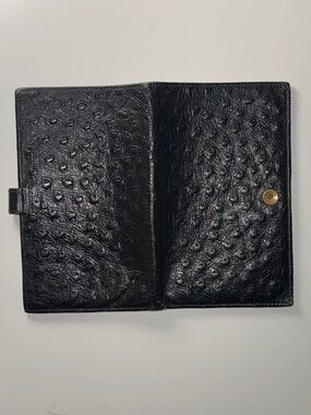 Vintage Ostrich Travel Wallet